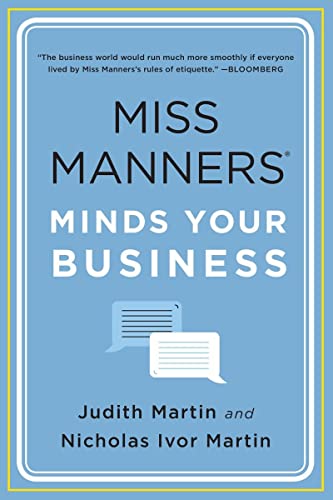 Miss Manners Minds Your Business [Paperback]