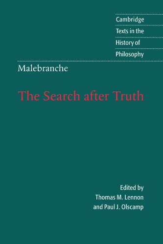 Malebranche The Search after Truth With Elucidations of The Search after Truth [Paperback]