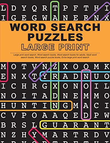 Word Search Puzzles Large Print Large Print Word Search, Word Search Books, Word [Paperback]