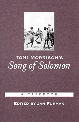 Toni Morrison's Song of Solomon A Casebook [Paperback]