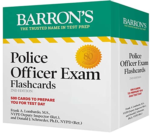 Police Officer Exam Flashcards, Second Edition Up-to-Date Review + Sorting Rin [Cards]