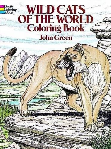 Wild Cats of the World Coloring Book [Paperback]