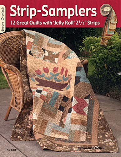 Strip-Samplers 12 Great Quilts with 'Jelly Roll' 2 1/2  Strips [Paperback]