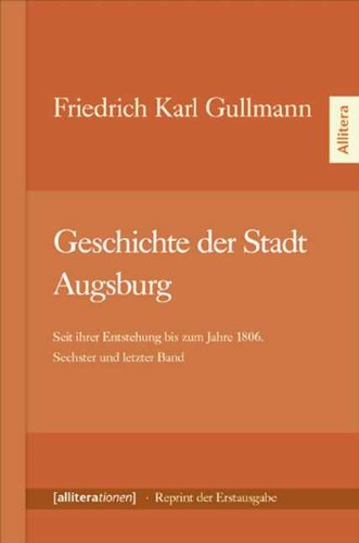 Geschichte Der Stadt Augsburg