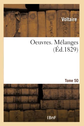 Oeuvres. Melanges. Tome 50