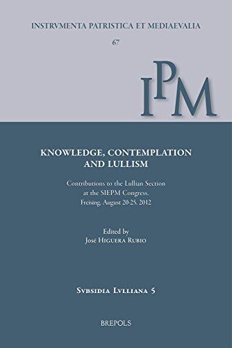 Knowledge, Contemplation, and Lullism Contributions to the Lullian Section at t [Hardcover]
