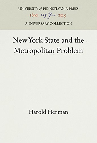 New York State and the Metropolitan Problem [Hardcover]
