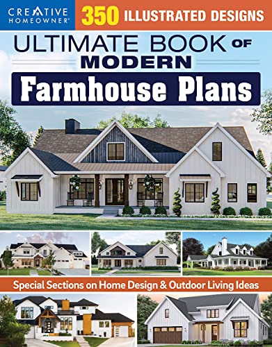 Ultimate Book of Modern Farmhouse Plans 350 Illustrated Designs [Paperback]