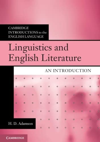 Linguistics and English Literature An Introduction [Paperback]