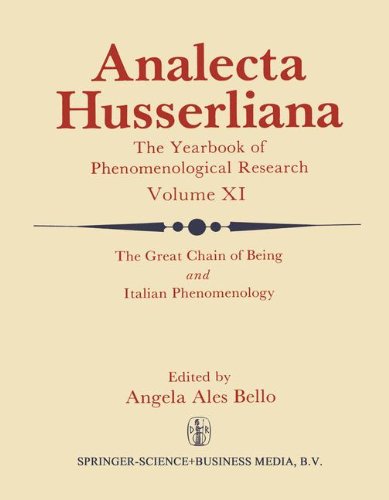 The Great Chain of Being and Italian Phenomenology [Hardcover]