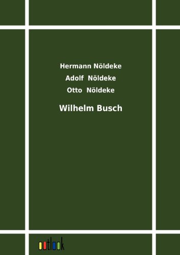 Wilhelm Busch [Paperback]