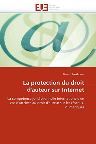 Protection du Droit D'Auteur Sur Internet [Paperback]