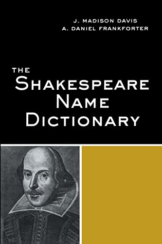 The Shakespeare Name Dictionary [Paperback]