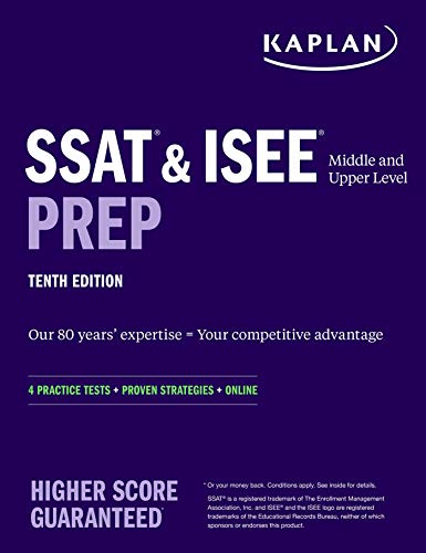 SSAT &amp ISEE Middle &amp Upper Level Prep 4 Practice Tests + Proven Strateg [Paperback]
