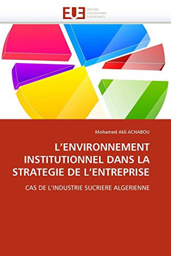 L'environnement Institutionnel Dans La Strategie De L'entreprise: Cas De L'indus [Paperback]