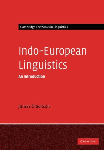 Indo-European Linguistics An Introduction [Paperback]