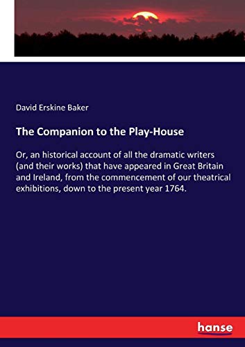 Companion to the Play-House [Paperback]