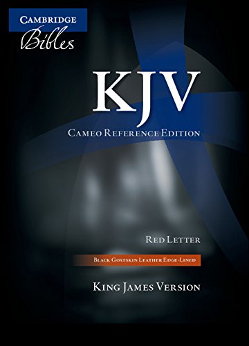 KJV Cameo Reference Edition KJ456XRE Black Goatskin Leather [Leather / fine bindi]