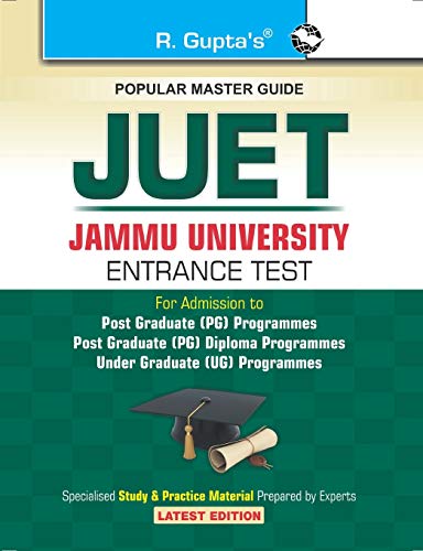 Juet-Jammu University Entrance Test (Pg Programmes, Pg Diploma Programmes & Ug P