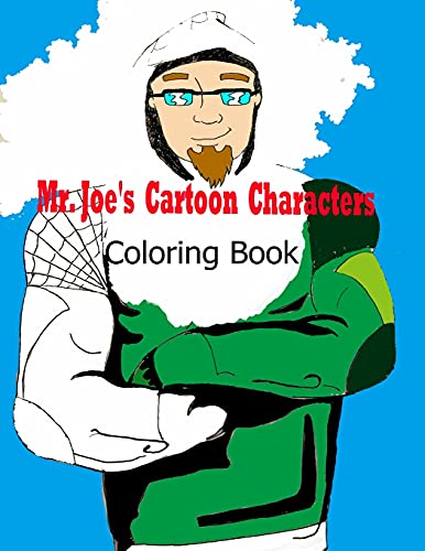 Mr. Joe's Cartoon Characters Coloring Book