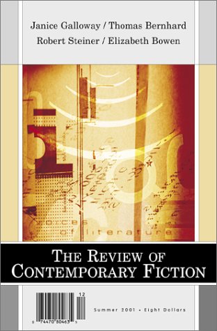 Janice Galloway/Robert Steiner/Thomas Bernhard/Elizabeth Bowen, Vol. 21, No. 2 [Paperback]