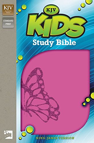 KJV, Kids Study Bible, Imitation Leather, Pink [Leather / fine bindi]