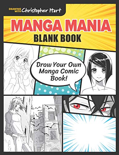 Manga Mania Blank Book Draw Your Own Manga Comic Book [Paperback]