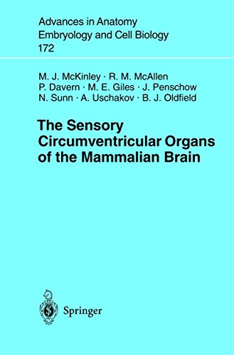 The Sensory Circumventricular Organs of the Mammalian Brain Subfornical Organ,  [Paperback]