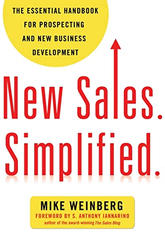 New Sales. Simplified. The Essential Handbook for Prospecting and New Business  [Paperback]