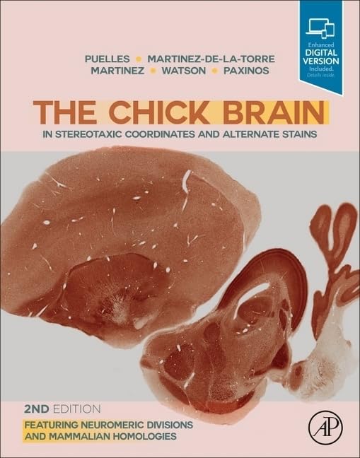 The Chick Brain in Stereotaxic Coordinates and Alternate Stains Featuring Neuro [Hardcover]