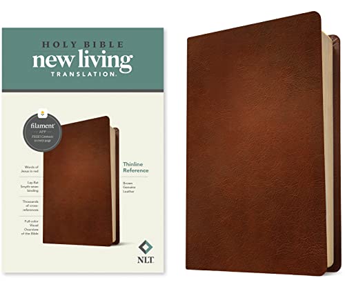 NLT Thinline Reference Bible, Filament Enabled Edition (Red Letter, Genuine Leat [Leather / fine bindi]