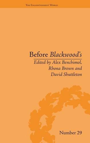 Before Blackwood's Scottish Journalism in the Age of Enlightenment [Hardcover]