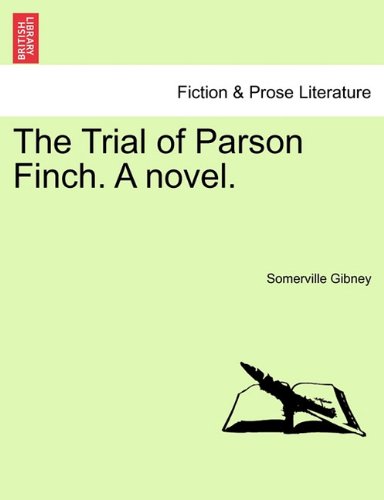 Trial of Parson Finch a Novel [Paperback]