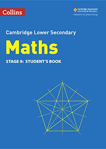 Collins Cambridge Lower Secondary Maths: Stage 9: Student's Book [Paperback]