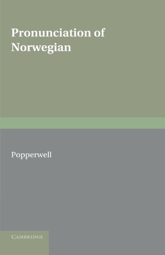 Pronunciation of Norwegian [Paperback]