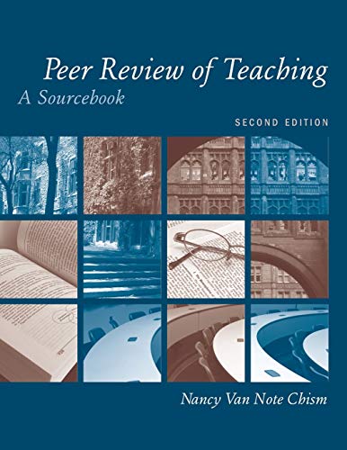 Peer Review of Teaching A Sourcebook [Paperback]