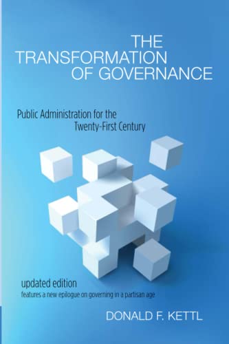 The Transformation of Governance Public Administration for the Twenty-First Cen [Paperback]
