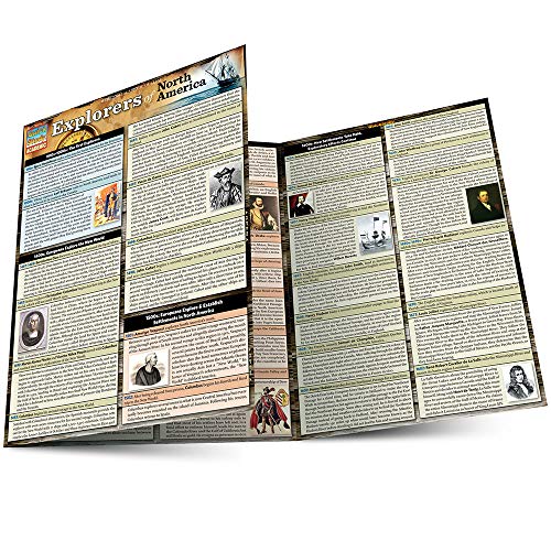 Explorers Of North America [Fold-out book or cha]