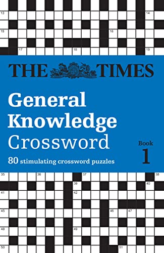 The Times Crosswords  The Times General Knowledge Crossword Book 1: 80 general  [Paperback]