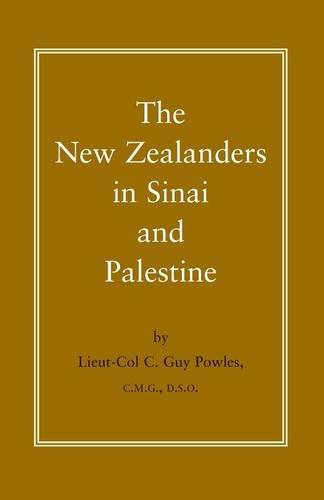 New Zealanders In Sinai And Palestine [Paperback]