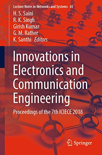 Innovations in Electronics and Communication Engineering Proceedings of the 7th [Paperback]