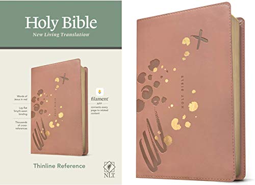 NLT Thinline Reference Bible, Filament Enabled Edition (Red Letter, LeatherLike, [Leather / fine bindi]