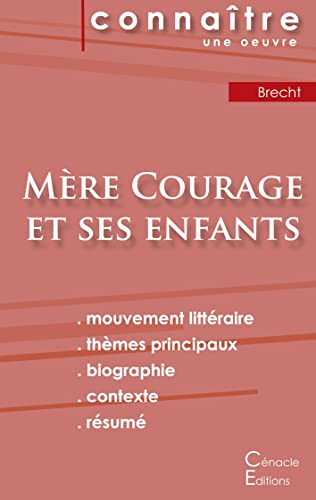 Fiche De Lecture Mere Courage Et Ses Enfants De Bertolt Brecht (Analyse Litterai