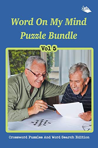 Word on My Mind Puzzle Bundle Vol 5  Crossword Puzzles and Word Search Edition [Paperback]
