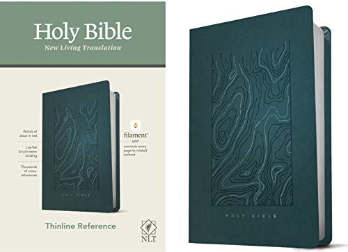 NLT Thinline Reference Bible, Filament Enabled Edition (Red Letter, LeatherLike, [Leather / fine bindi]