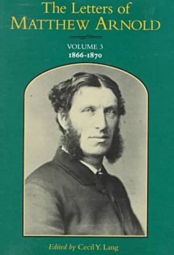 The Letters Of Matthew Arnold 1866-1870 (victorian Literature And Culture Serie [Hardcover]