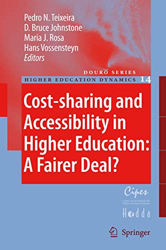 Cost-sharing and Accessibility in Higher Education A Fairer Deal [Hardcover]