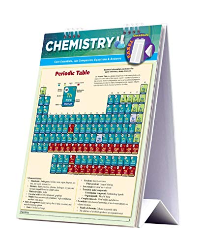Chemistry Easel Book a QuickStudy Reference Tool - Core Essentials, Periodic Ta [Spiral bound]