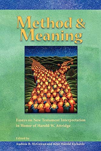Method And Meaning Essays On New Testament Interpretation In Honor Of Harold W. [Paperback]