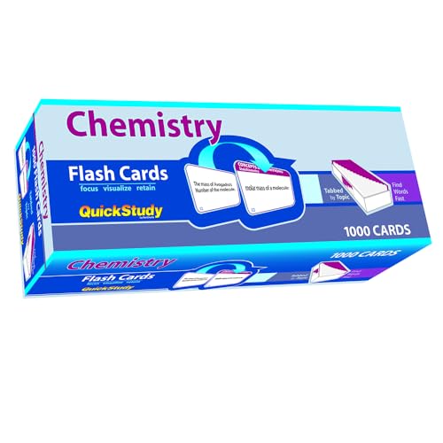 Chemistry Flash Cards a QuickStudy Reference Tool [Cards]